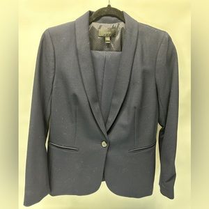 J. Crew Navy Suit Set Cameron Pant and Blazer Great Condition